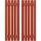 Ekena Millwork Americraft 5-Board, 2 Batten Exterior Real Wood Spaced Board-n-Batten Shutters, ARW101SB519X52CLH, PR ARW101SB519X52CLH - alternate 1